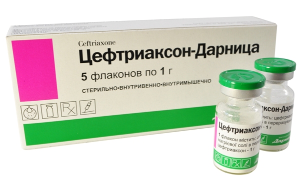Цефтриаксон назначают для лечения необструктивного пиелонефрита